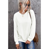 Azura Exchange Plain Crew Neck Pullover Sweatshirt - M thumbnail