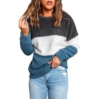 Azura Exchange Colorblock Plush Sweatshirt - XL thumbnail