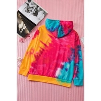 Azura Exchange Not Today Satan Tie Dye Hoodie - 95% Polyester 5% Elastane - S thumbnail