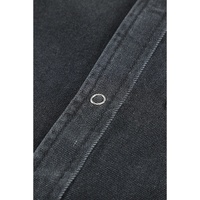 Black Ripped Denim Jacket - 2XL thumbnail