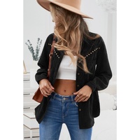 Azura Exchange Buttoned Corduroy Shirt with Pockets - S thumbnail