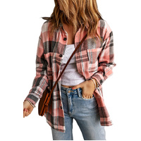 Azura Exchange Button Up Plaid Shirt - M thumbnail