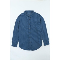 Azura Exchange Button Pocket Corduroy Shirt - S thumbnail