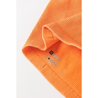 Grapefruit Orange Ribbed Seamless Cropped Tank Top - L thumbnail