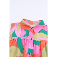 Azura Exchange Abstract Geometric Print Sleeveless Shirt - M thumbnail