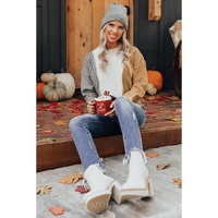 Multicolor Colorblock Textured Drop Shoulder Sweater - S thumbnail