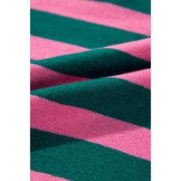 Green Collared Quarter Zipper Oversized Sweater - 3XL thumbnail
