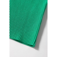 Dark Green Ribbed Criss Cross Halter Neck Sheath Sweater Tank Top - S thumbnail