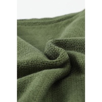 Green Front Pocket and Buttons Closure Cardigan - 2XL thumbnail