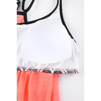 Azura Exchange Pink Printed Lined Tankini Swimsuit - S thumbnail