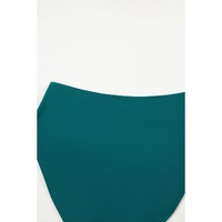 Green Leopard Print U Neck Knotted High Waist Bikini Set - S thumbnail