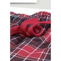 Solid Long Sleeve Top and Plaid Pants Loungewear - L thumbnail