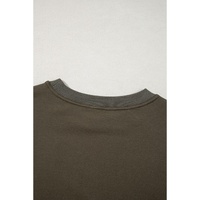 Jungle Green Sweatshirt Poplin Mini Dress - L thumbnail