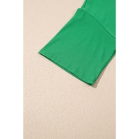 Bright Green Rhinestone Lucky Poker Cards Oversized T Shirt Mini Dress - S thumbnail