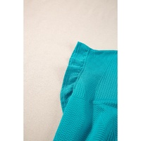 Skobeloff Textured Ruffle Split Top and Drawstring Shorts - M thumbnail