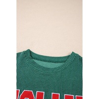 Evergreen JOLLY Corded Long Sleeve Top and Pockets Pants Set - S thumbnail