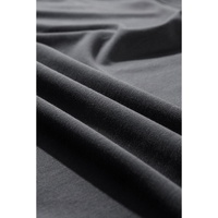 Dark Grey Drawstring Side Crewneck Tee and Loose Pants Set - M thumbnail
