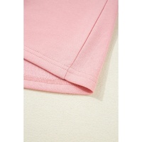 Apricot Pink Half Sleeve T-Shirt & Cargo Sweatpants Set - S thumbnail