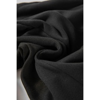 Black Crossed Waist Seamed Leg Thermal Leggings - S thumbnail