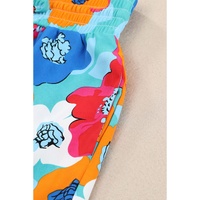 Azura Exchange Abstract Floral Print Drawstring Pants - L thumbnail