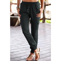 Azura Exchange Slim Fit Drawstring High Waist Joggers - S thumbnail