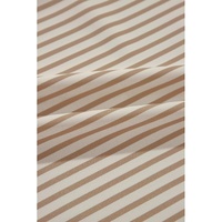 Khaki Stripe Print Wide Leg Drawstring Pants - XL thumbnail