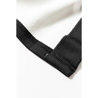 Black Thermal Lined Split Flare Leg Pants - S thumbnail