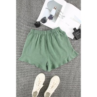 Azura Exchange High Waist Ruffle Shorts with Pockets - S thumbnail
