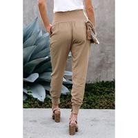 Khaki Pocketed Casual Joggers - M thumbnail