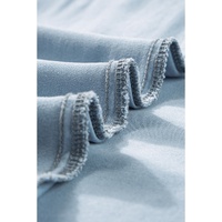 Mist Blue Fully Buttoned Long Denim Skirt - XL thumbnail