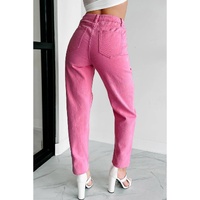 Azura Exchange Patchwork Straight Leg Jeans - 14 US thumbnail