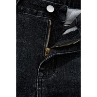 Carbon Grey Mineral Wash Raw Hem High Waist Flared Jeans - 4 US thumbnail