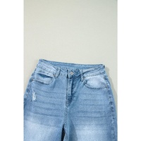 Myosotis High Rise Shift Slit Leg Straight Jeans - 14 US thumbnail