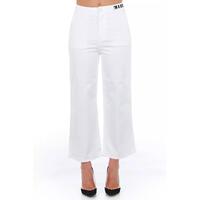High Waist Cropped Trousers with Multipockets 40 IT Women thumbnail