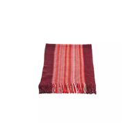 Geometric Pattern Fringed Scarf in Bright Colors One Size Men thumbnail