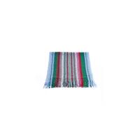 Geometric Pattern Fringed Scarf One Size Men thumbnail