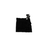 Dolce & Gabbana Black Weasel Fur Hooded Scarf Wrap One Size Women thumbnail