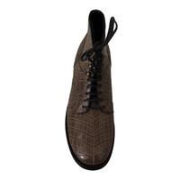 Gorgeous Dolce & Gabbana Derby Brogue Boots 42 EU Men thumbnail