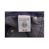 Brand New Ermanno Scervino Purple Corduroy Bootcut Flare Pants W26 US Women thumbnail
