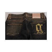 Mid Waist Flared Denim Casual Pants W25 US Women thumbnail