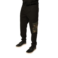 Dolce & Gabbana Men's Black Cotton  Cargo Casual Pants - 52 IT thumbnail