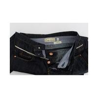 Authentic ACHT Straight Fit Dark Blue Jeans with Logo Details W26 US Women thumbnail