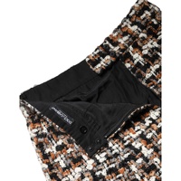 Dolce & Gabbana Women's Multicolor High Waist Tartan Tweed Mini Skirt - 42 IT thumbnail