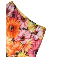 Dolce & Gabbana Women's Multicolor Floral High Waist Mini Skirt - 40 IT thumbnail