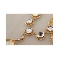 Dolce & Gabbana Women's Gold Clock Statet Crystal Chain Necklace - One Size thumbnail