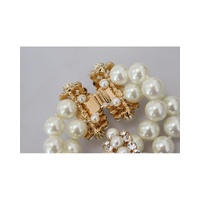 Dolce & Gabbana Women's multicolor Silver Chain Brass Beaded Lobster Clasp Bracelet - One Size thumbnail
