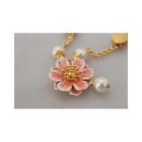 Dolce & Gabbana Gold Crystal Statement Charm Necklace One Size Women thumbnail