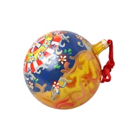 Dolce & Gabbana Women's Gold Tone Carretto Print Round Ornat Christmas Ball - One Size thumbnail