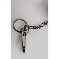 Dolce & Gabbana Men's Red Black Polyester Animal Silhouette Keychain Keyring - One Size thumbnail