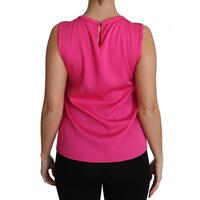 Stunning Dolce & Gabbana Family Silk Tank Top Shirt 40 IT Women thumbnail